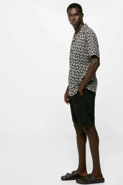 Springfield Camisa Estampada Preto Hot