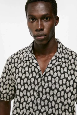 Springfield Camisa Estampada Preto Hot