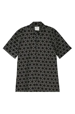 Springfield Camisa Estampada Camel Online