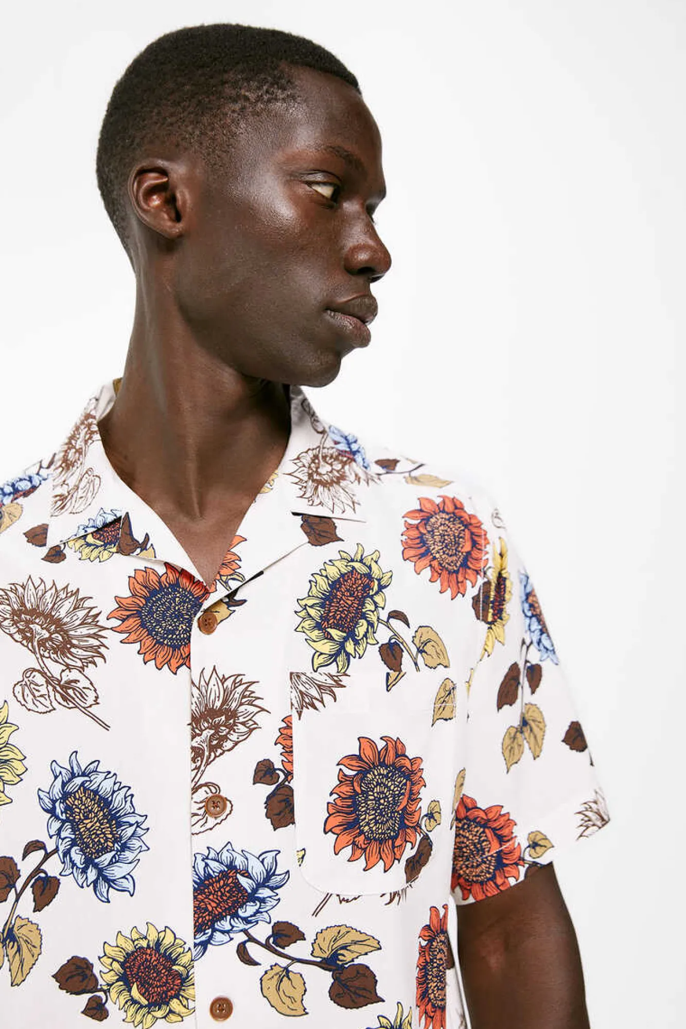 Springfield Camisa Estampada Camel New