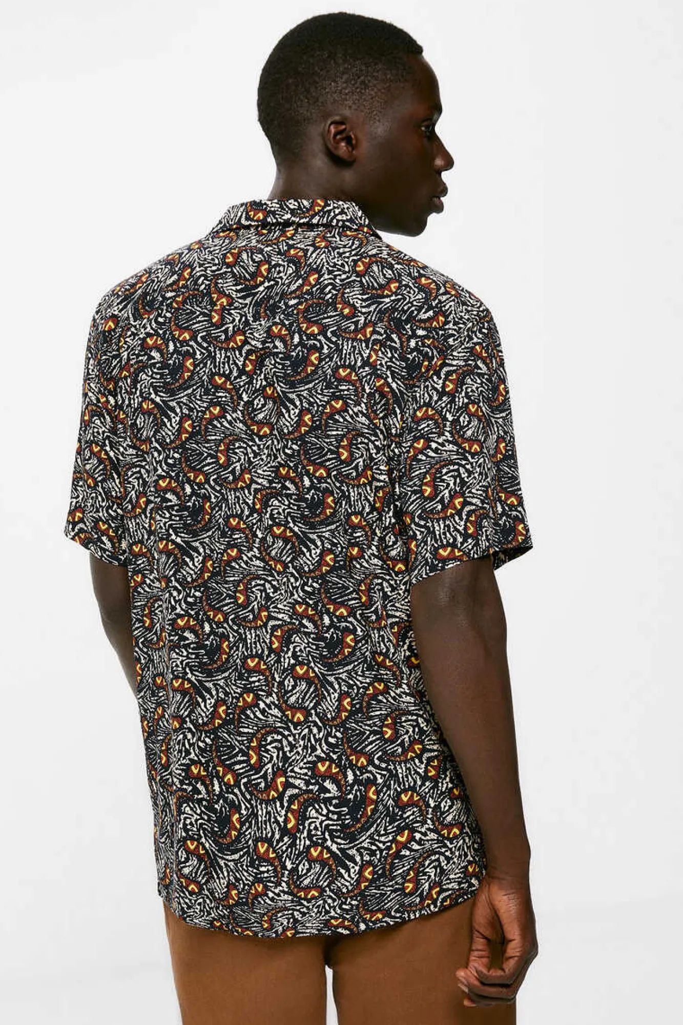 Springfield Camisa Estampada Azulado Outlet