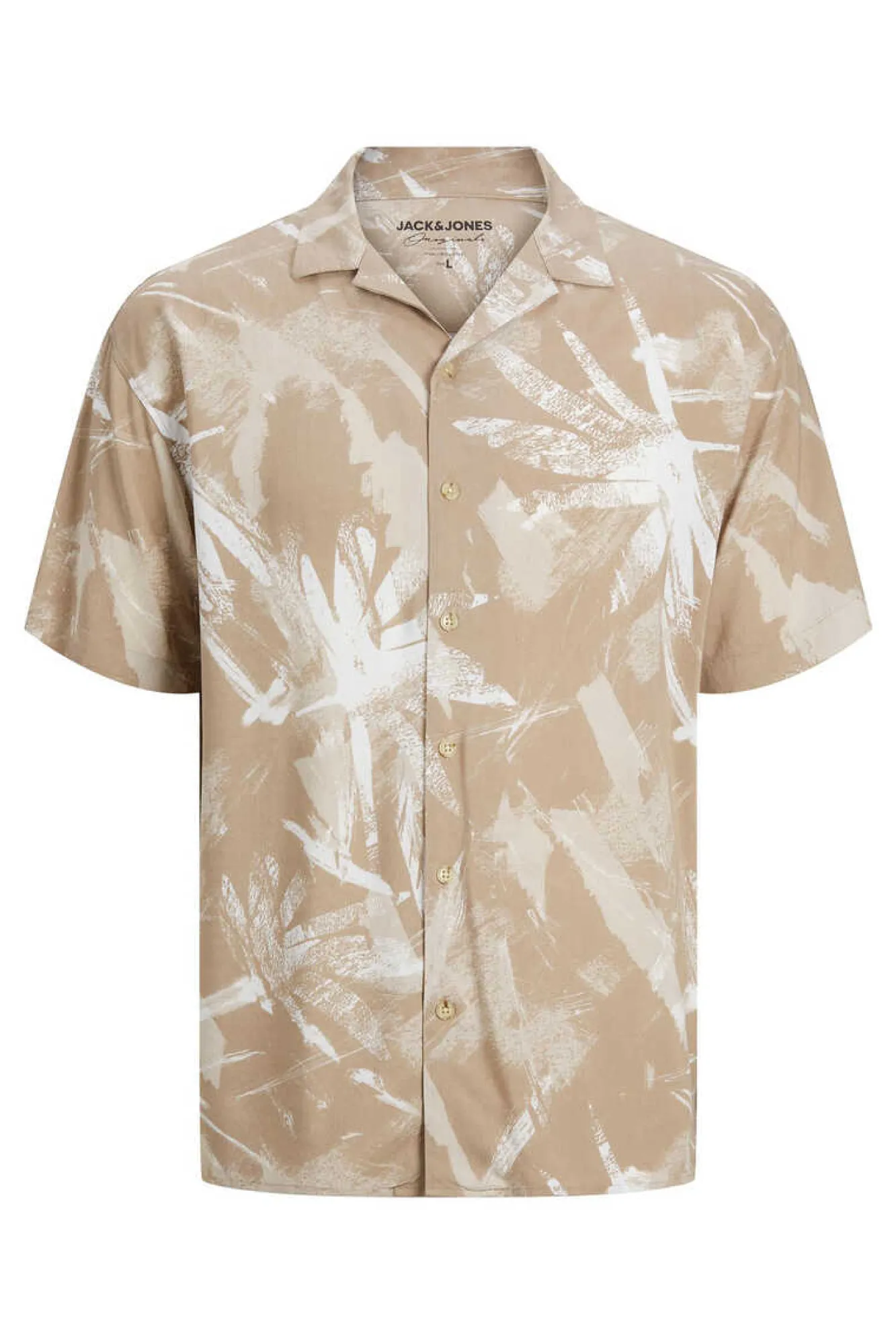 Jack & Jones Camisa Estampada Manga Curta Azul Best