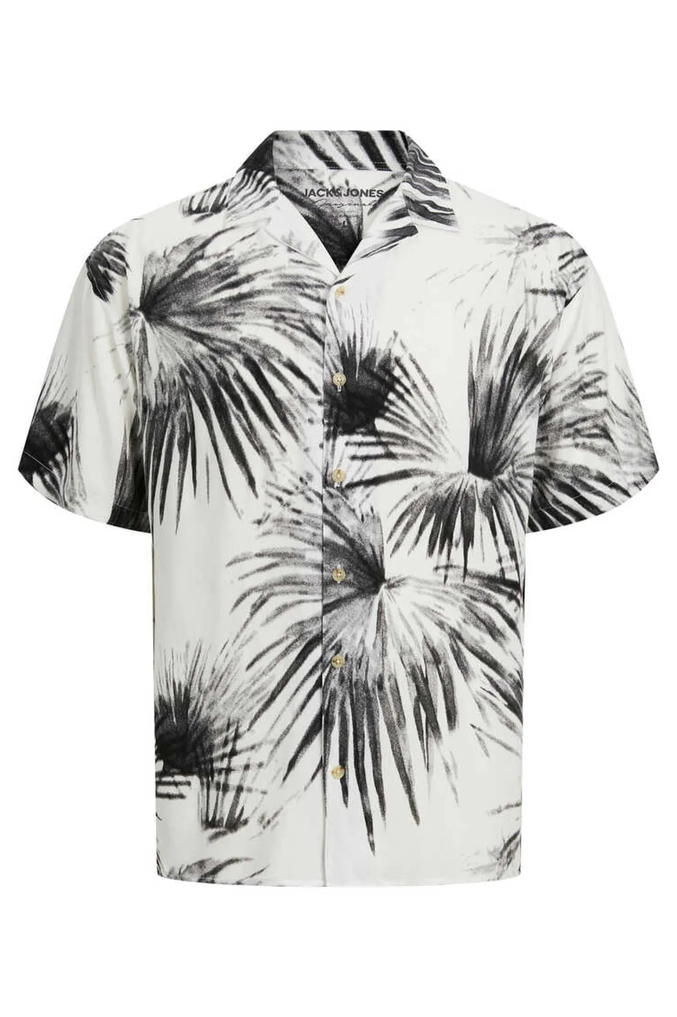 Jack & Jones Camisa Estampada Manga Curta Branco Sale