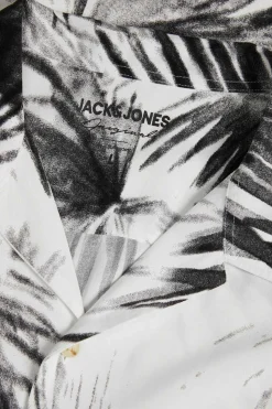 Jack & Jones Camisa Estampada Manga Curta Branco Sale