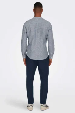 Only & Sons Camisa Estilo Polo Azulado Best