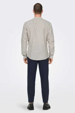 Only & Sons Camisa Estilo Polo Castanho Discount