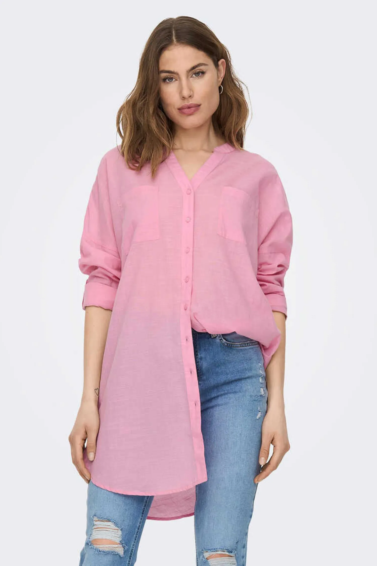 Only Camisas E Blusas-Camisa Fluida