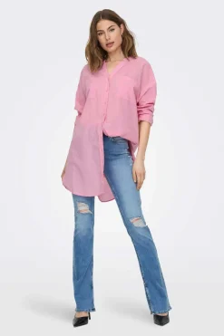 Only Camisas E Blusas-Camisa Fluida