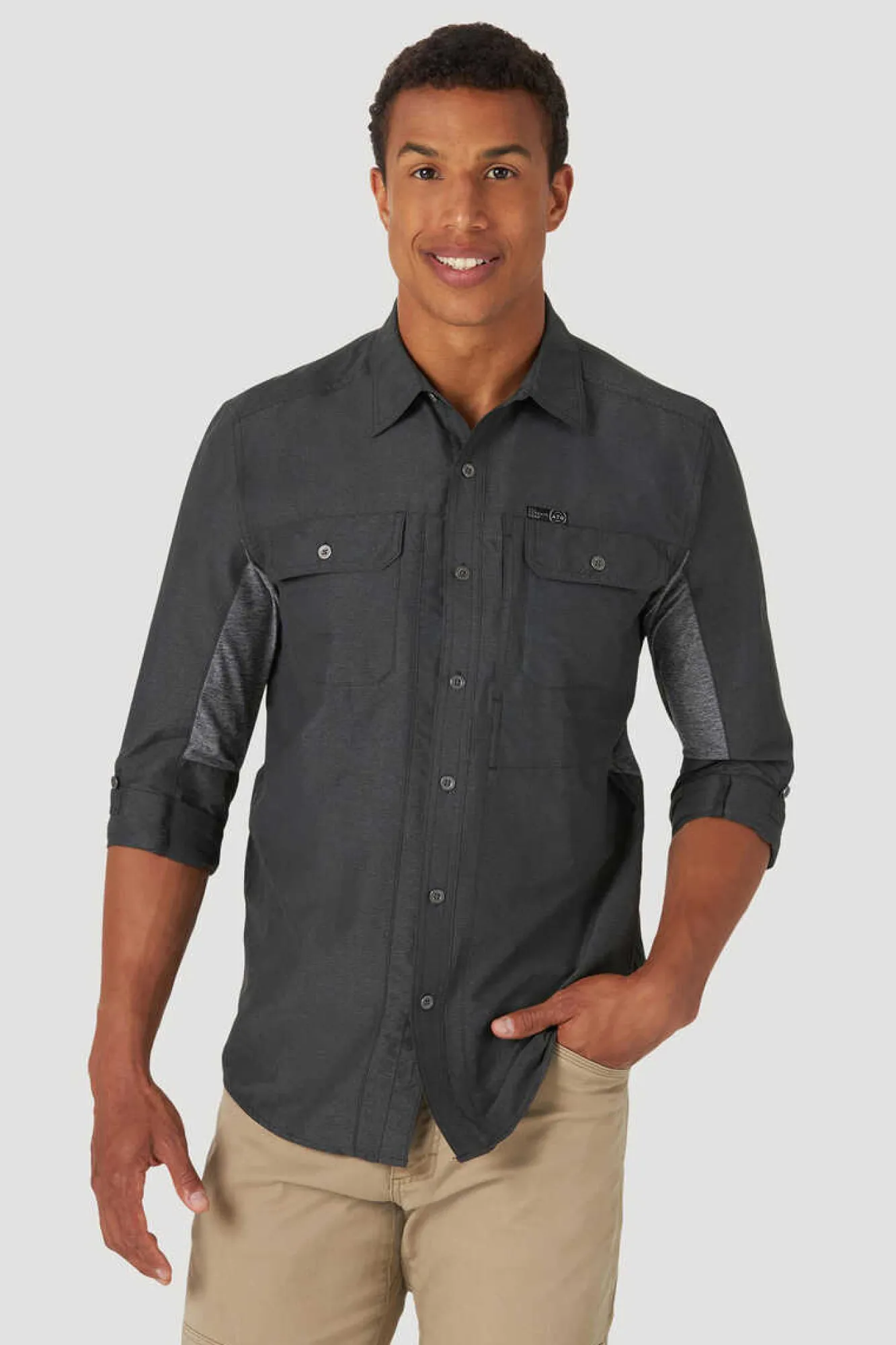 Wrangler Camisa Funcional Cinzento