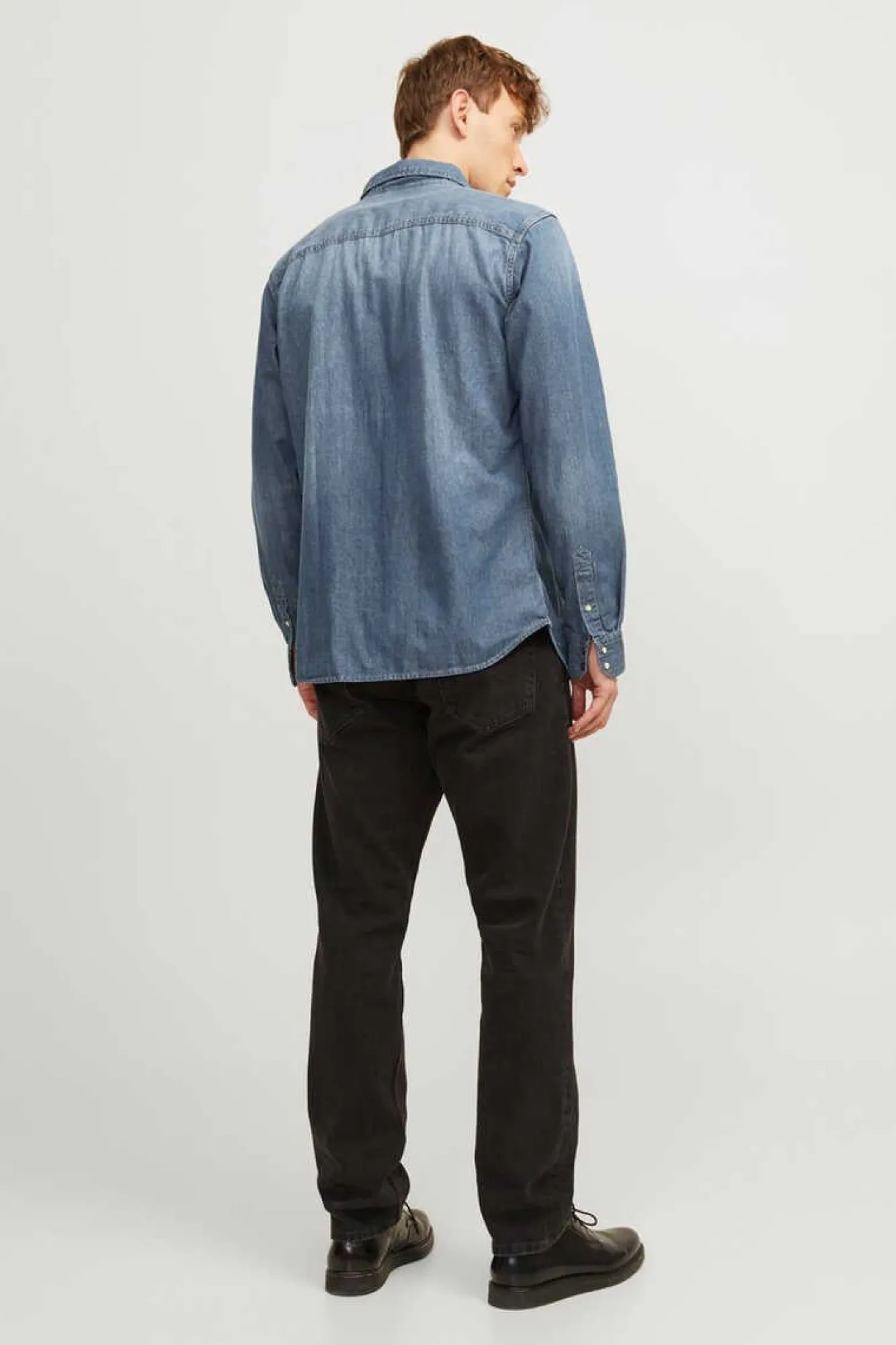 Jack & Jones Camisa Jeans Azulado Sale