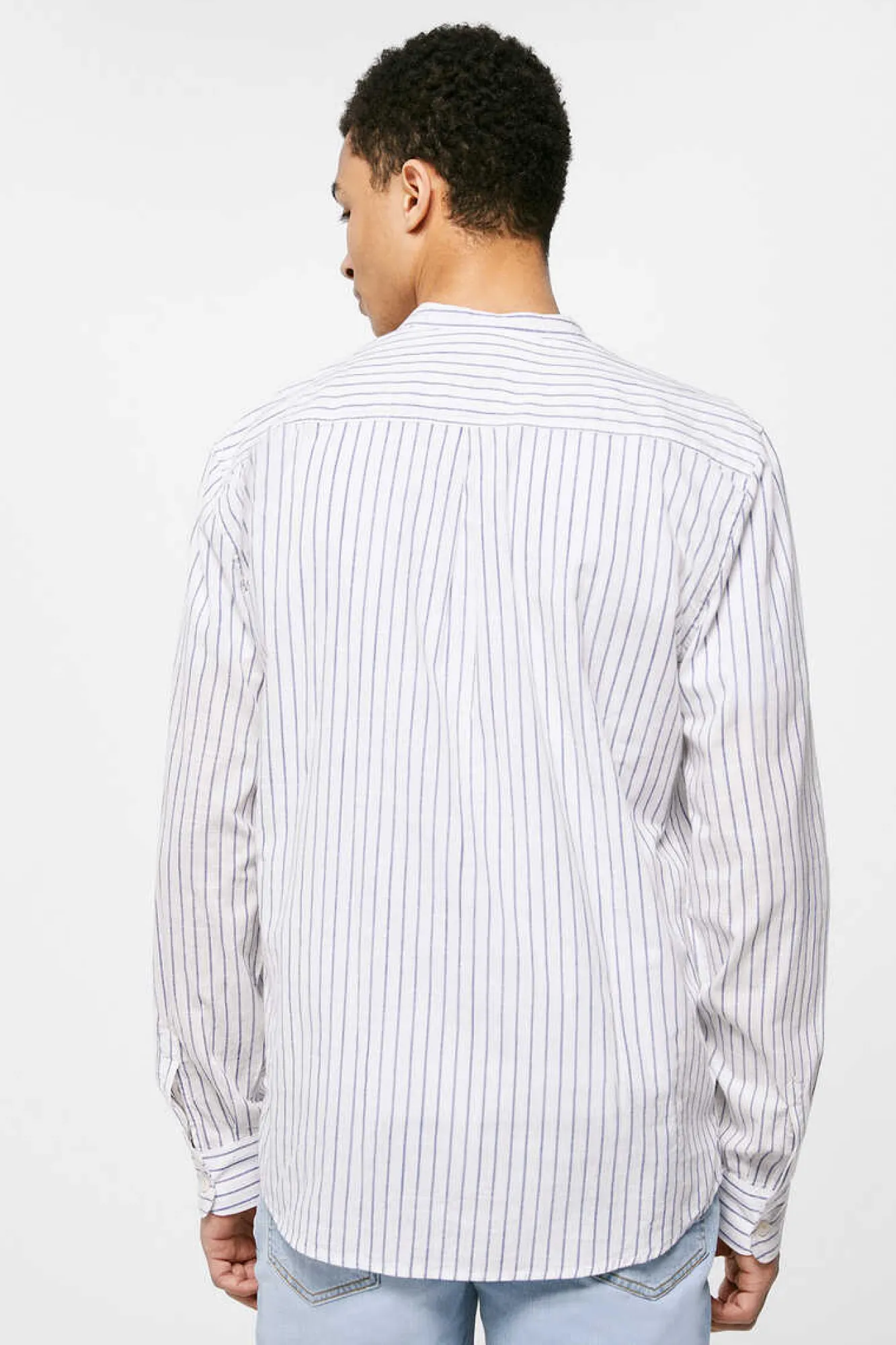 Springfield Camisa Leve Riscas Azulado Outlet