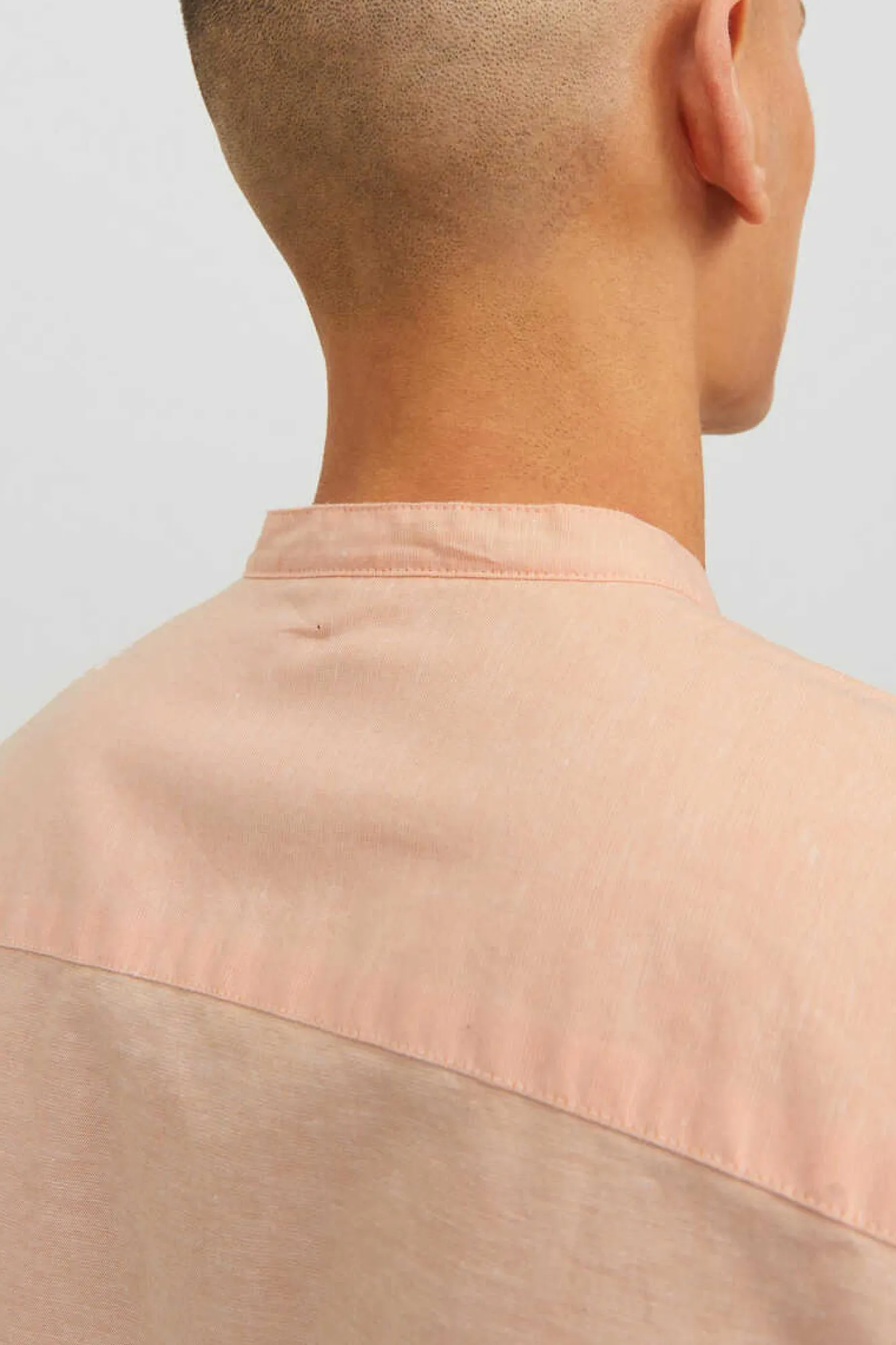 Jack & Jones Camisa Linho De Manga Comprida Rosa Sale