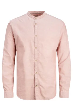 Jack & Jones Camisa Linho De Manga Comprida Cinza New