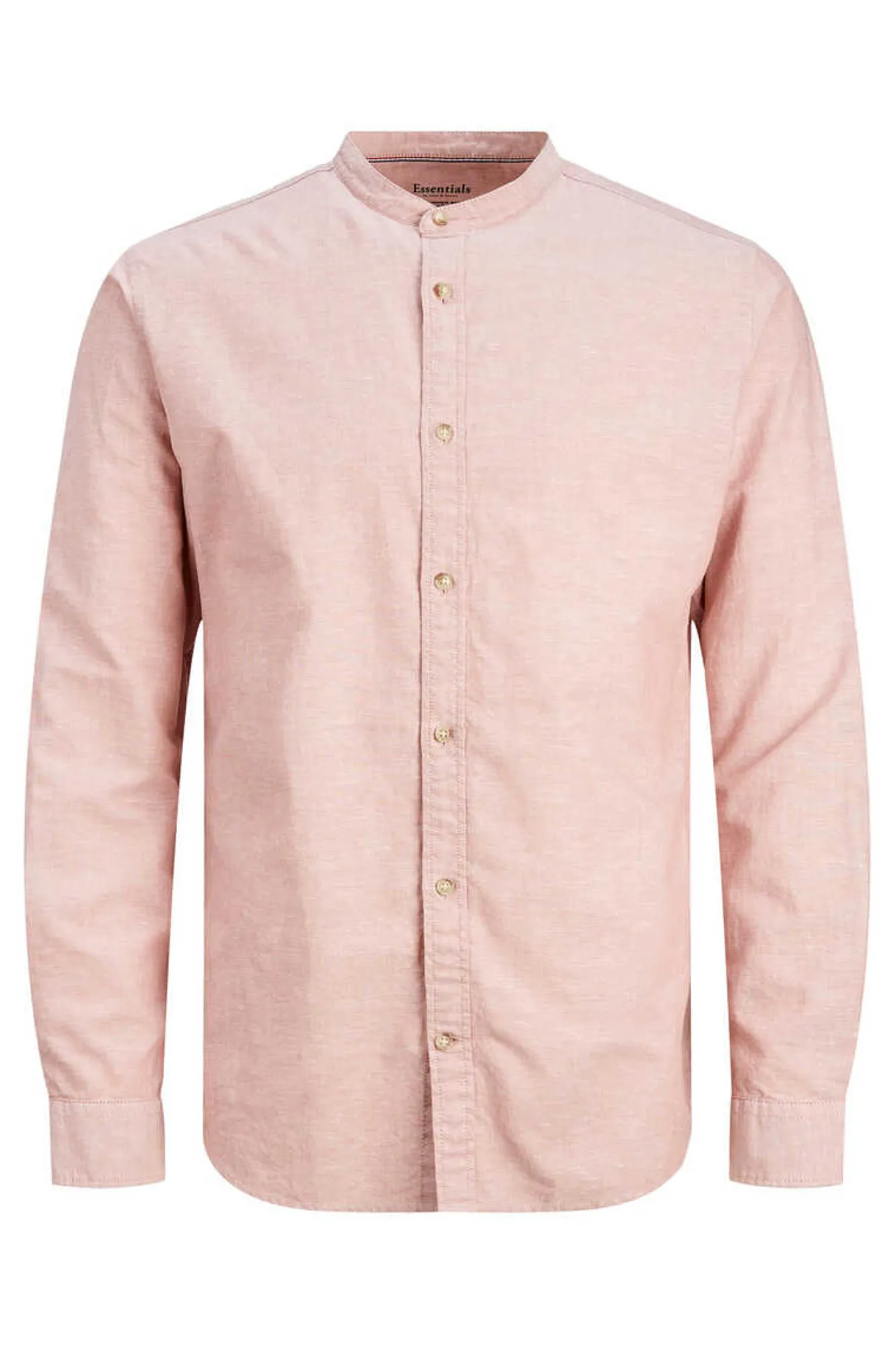 Jack & Jones Camisa Linho De Manga Comprida Cinza New