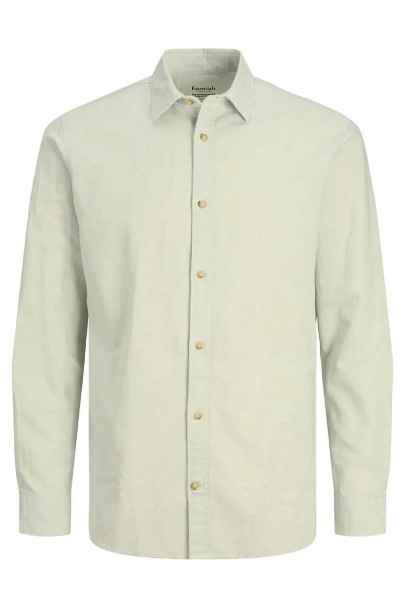 Jack & Jones Camisa Linho De Manga Comprida Verde Best