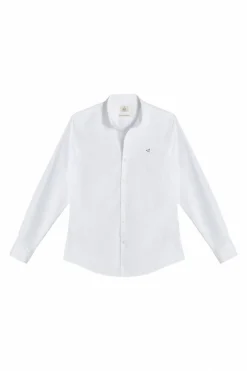 Ooto Camisa Lisa De Manga Comprida Branco New