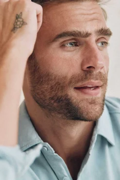 Camisa Malha Efeito Lavado