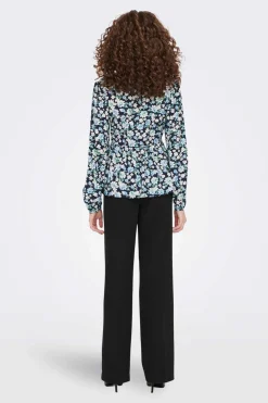 JDY Camisas E Blusas-Camisa Manga Comprida Com Folho Baixo