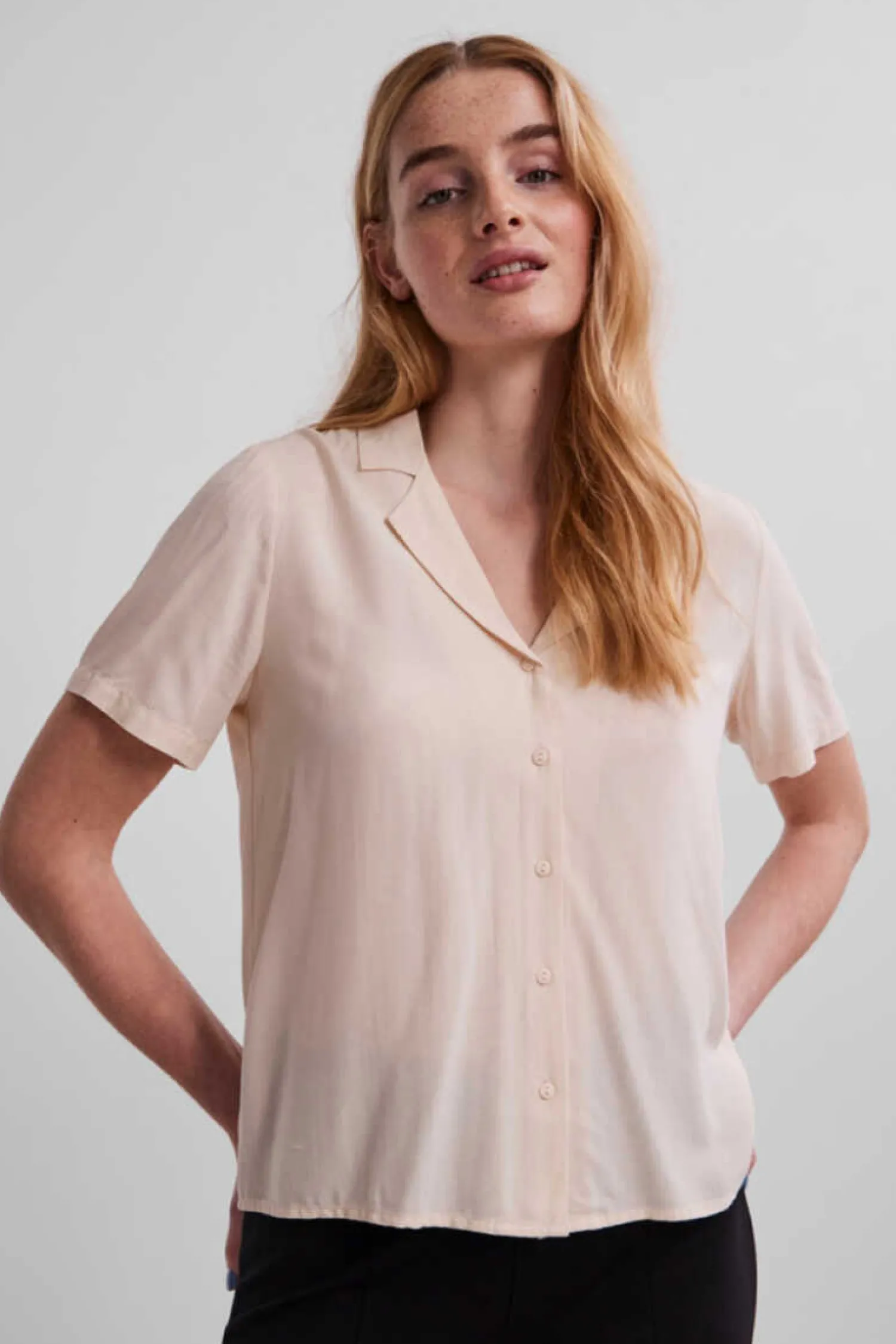 Pieces Camisas E Blusas-Camisa Manga Curta