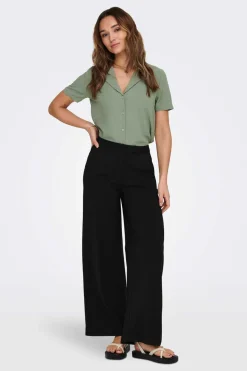 JDY Camisas E Blusas-Camisa Manga Curta Botoes