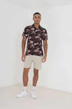 Brave Soul Camisa Manga Curta E Estampada. Natural Sale