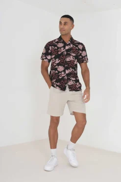 Brave Soul Camisa Manga Curta E Estampada. Natural Sale