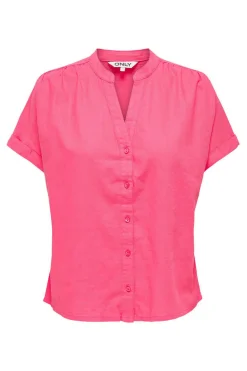 Only Camisas E Blusas-Camisa Manga Curta Popelina