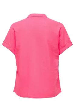 Only Camisas E Blusas-Camisa Manga Curta Popelina