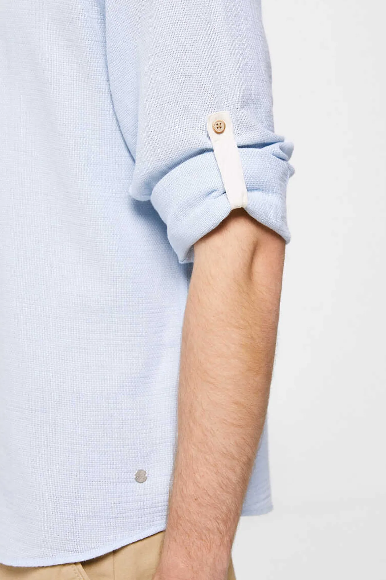 Springfield Camisa Mao Azul Clearance