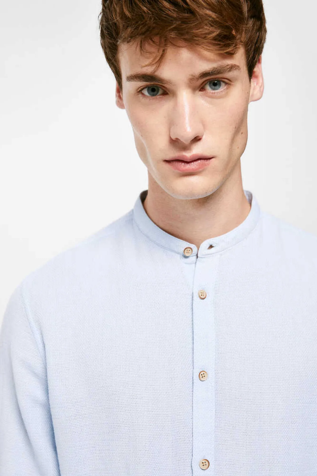 Springfield Camisa Mao Azul Clearance