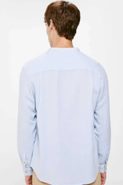 Springfield Camisa Mao Azul Clearance