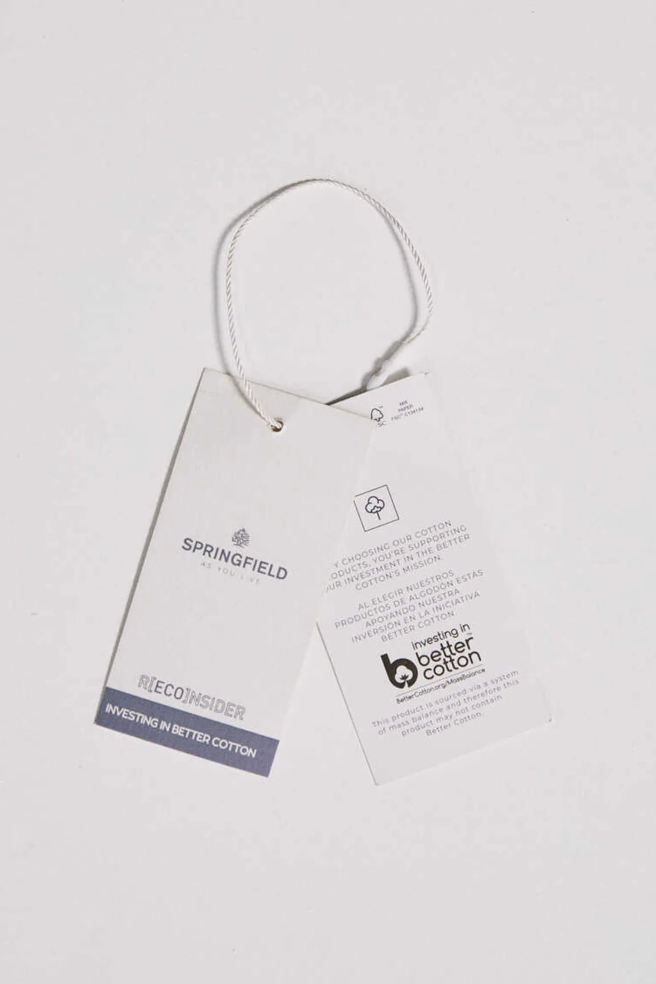 Springfield Camisa Mao Azul Clearance