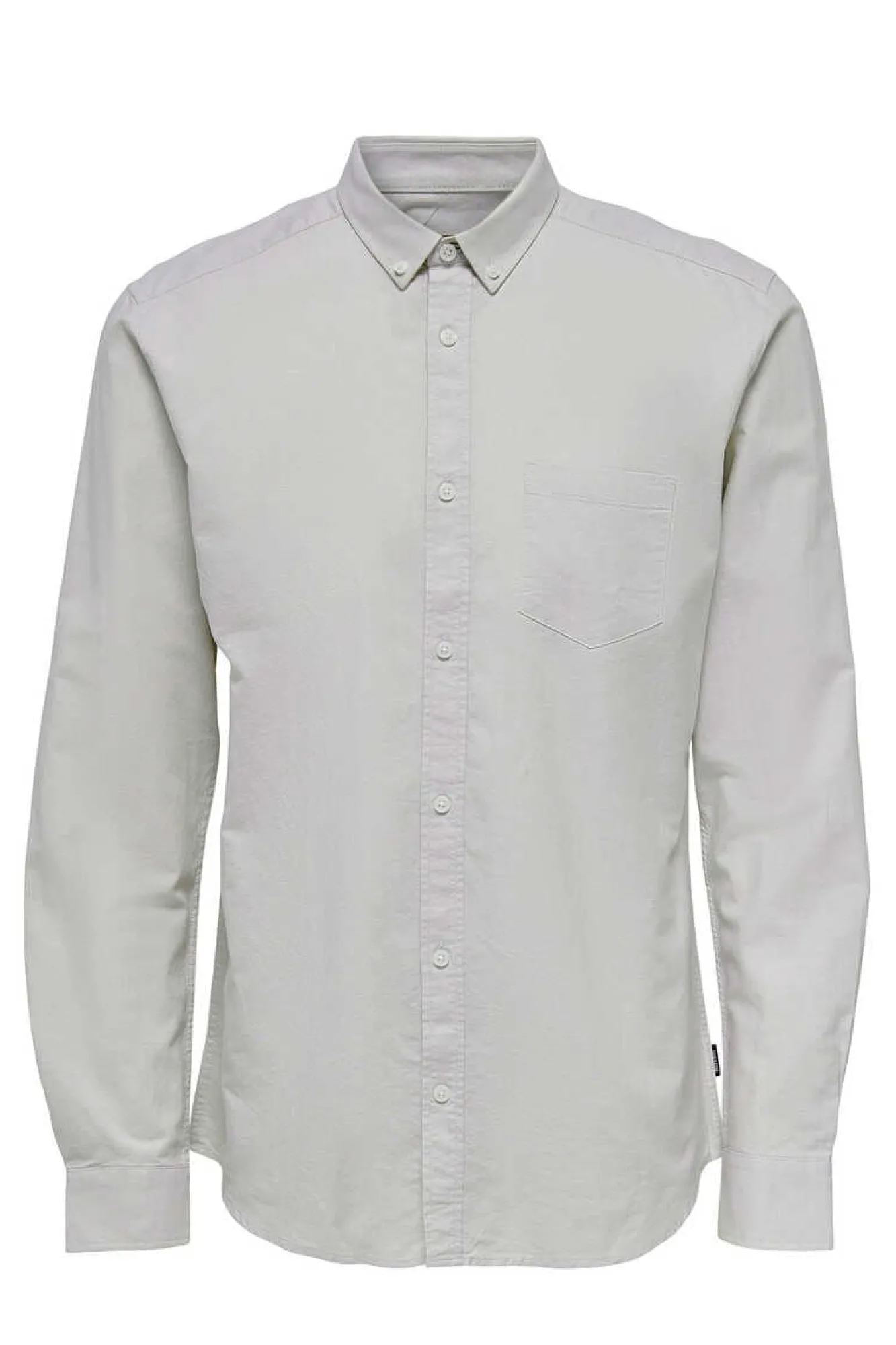 Only & Sons Camisa Oxford Cinza Online