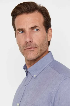 Cortefiel Camisa Oxford Lisa Azul Clearance