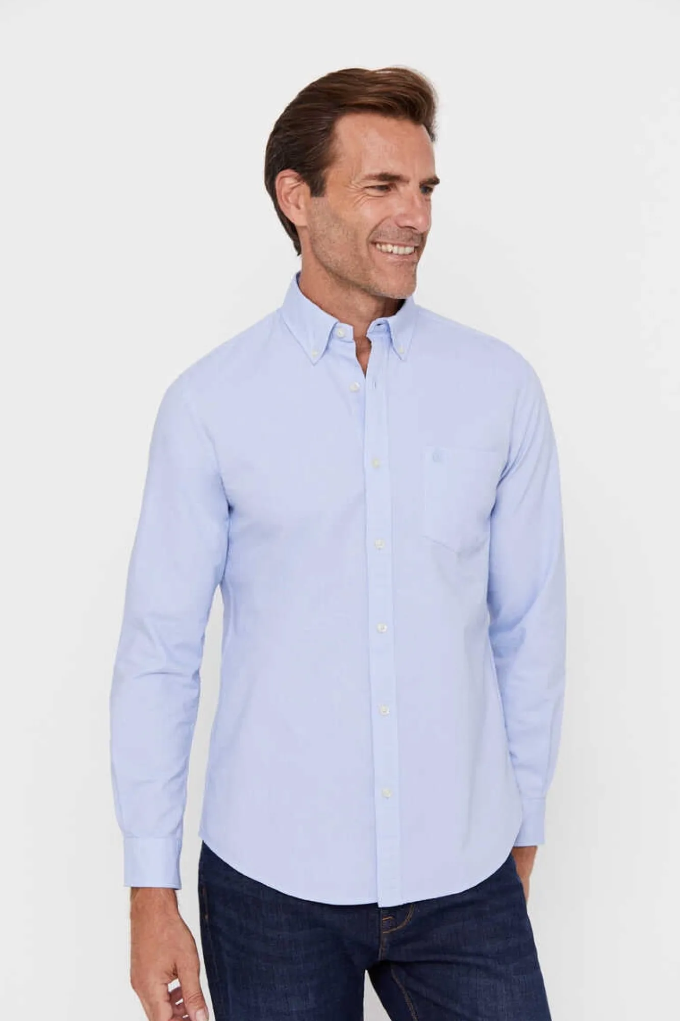 Cortefiel Camisa Oxford Lisa Azul New