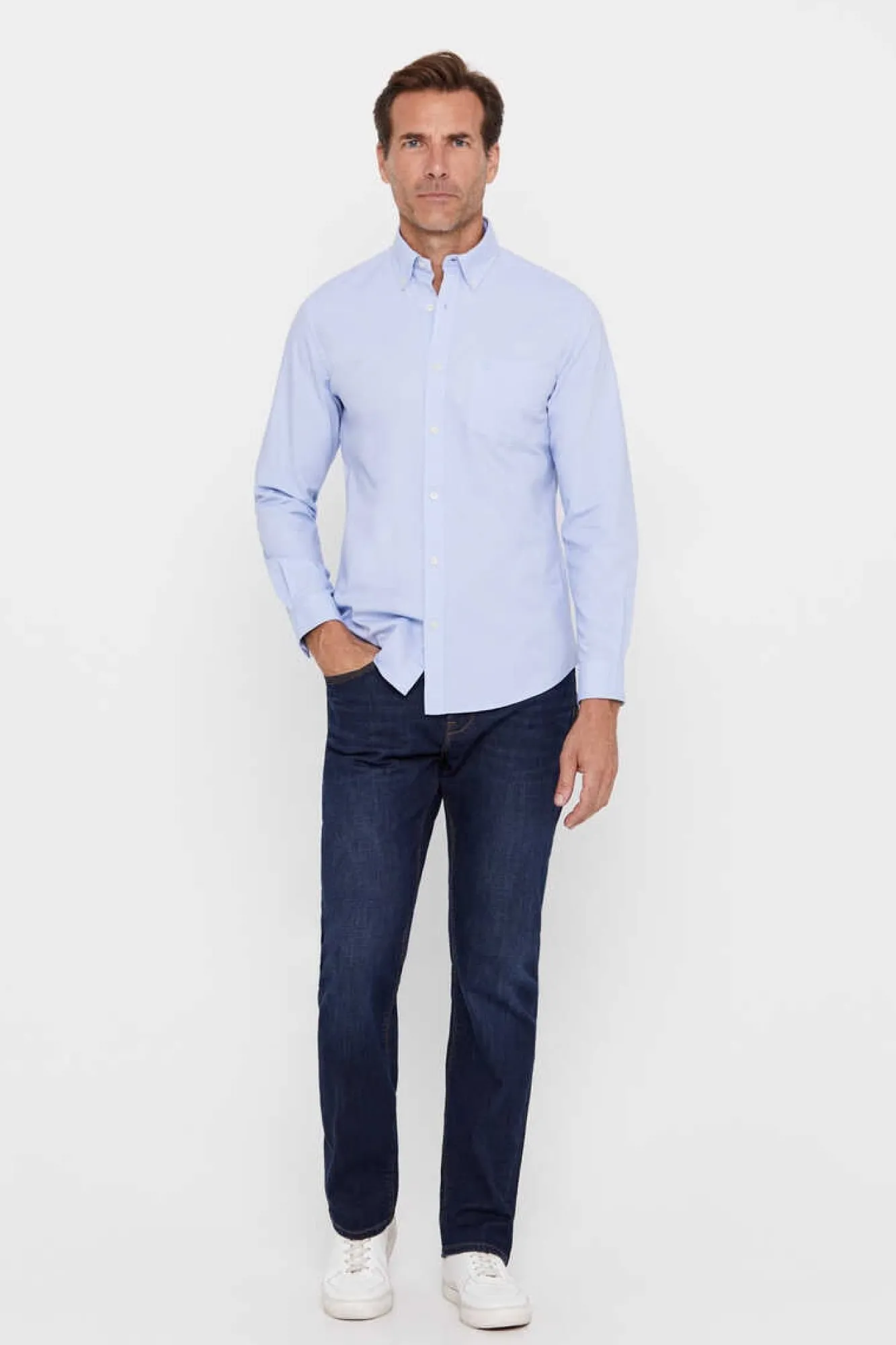 Cortefiel Camisa Oxford Lisa Azul New
