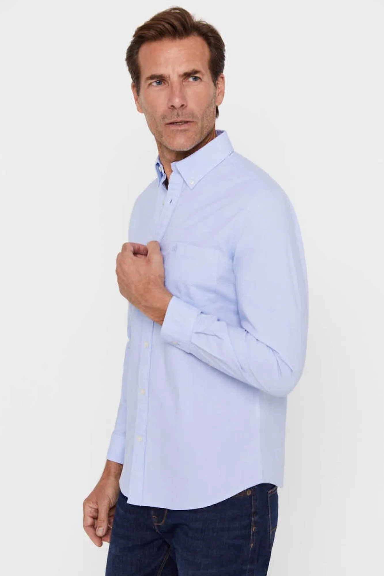 Cortefiel Camisa Oxford Lisa Azul New