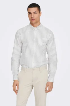 Camisa Oxford Riscas