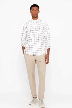 Cortefiel Camisa Oxford Xadrez Verde New