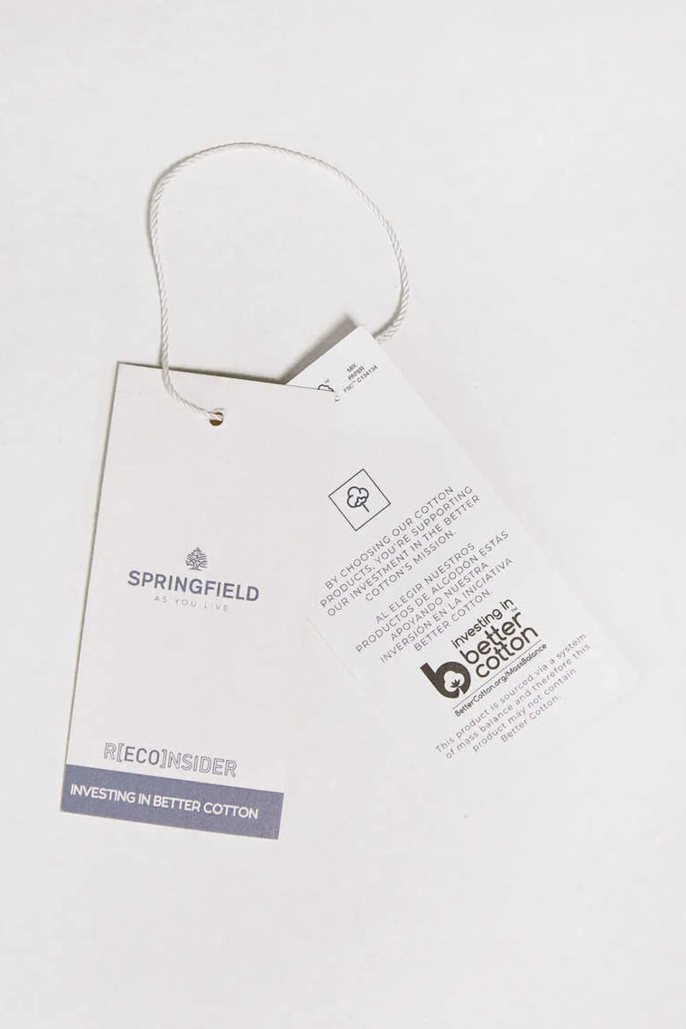 Springfield Camisa Pinpoint Verde Clearance