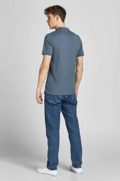 Jack & Jones Camisa Polo De Manga Curta Simples Roxo