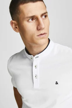 Jack & Jones Camisa Polo De Manga Curta Branco Sale