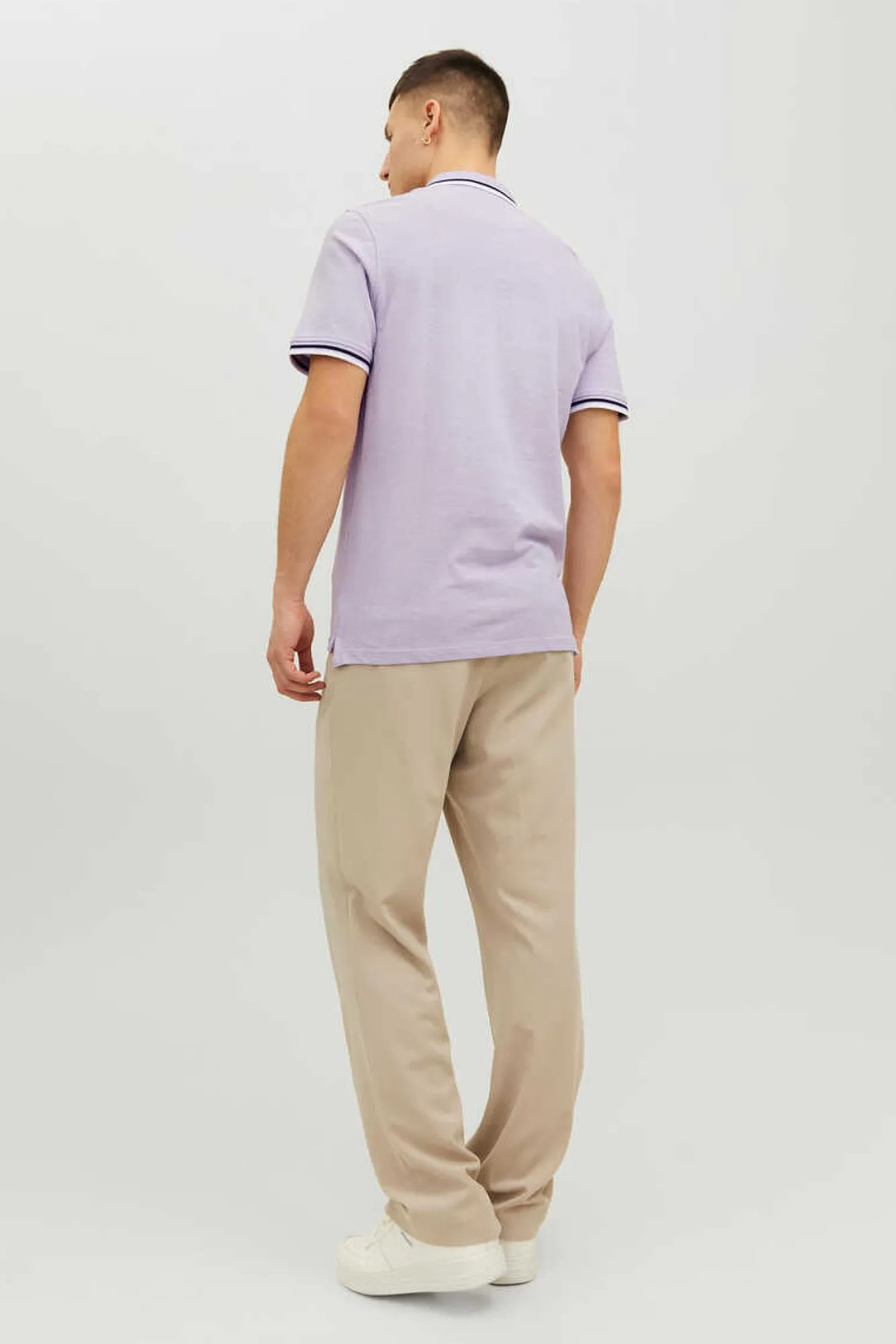 Jack & Jones Camisa Polo De Manga Curta Roxo Hot