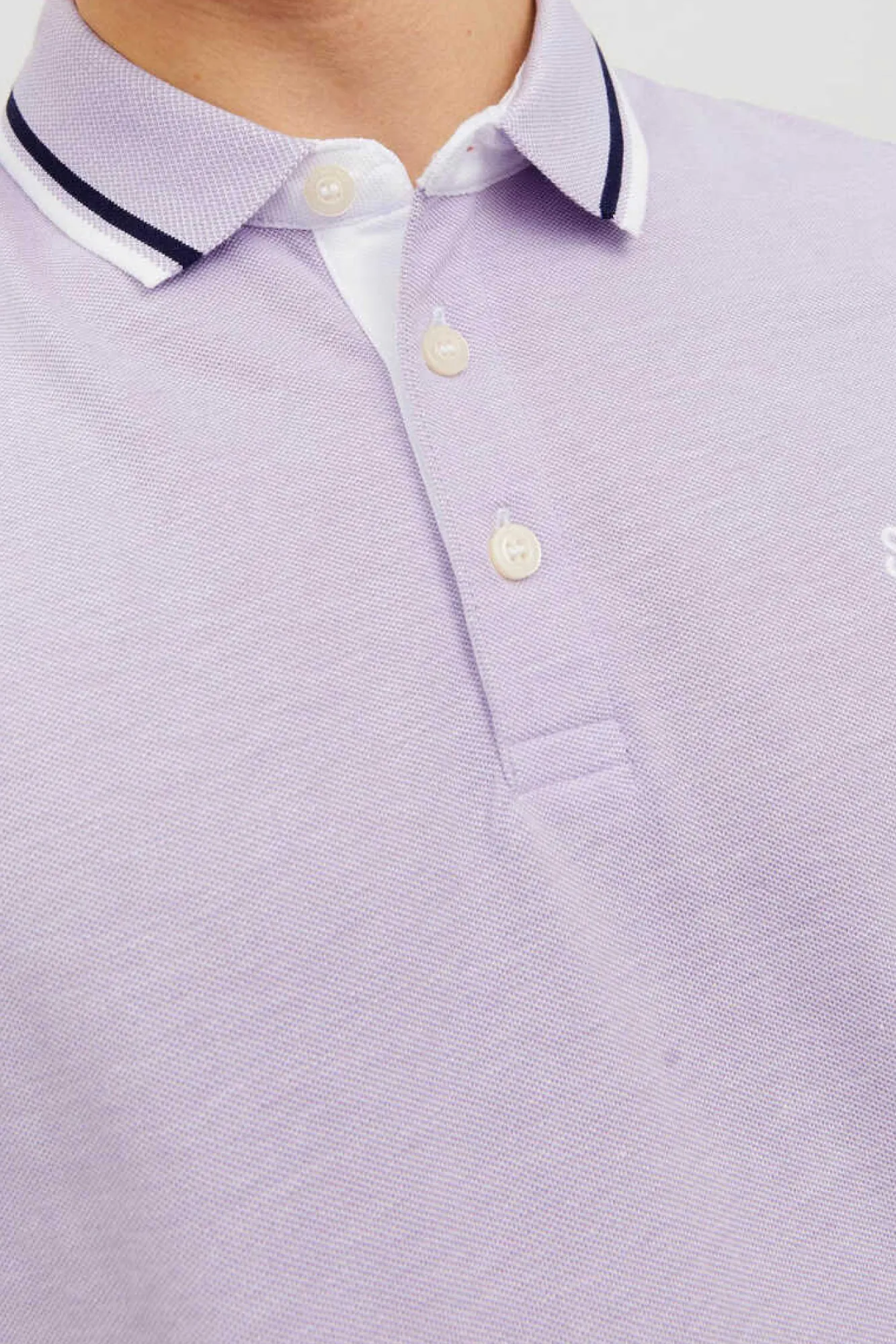 Jack & Jones Camisa Polo De Manga Curta Roxo Hot