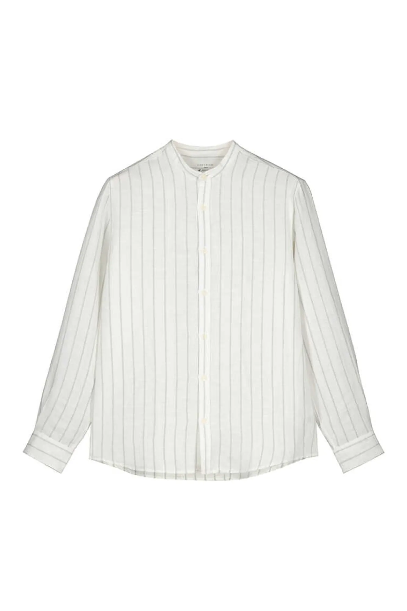 Cortefiel Camisa Polo Riscas Linho Algodao Verde Outlet