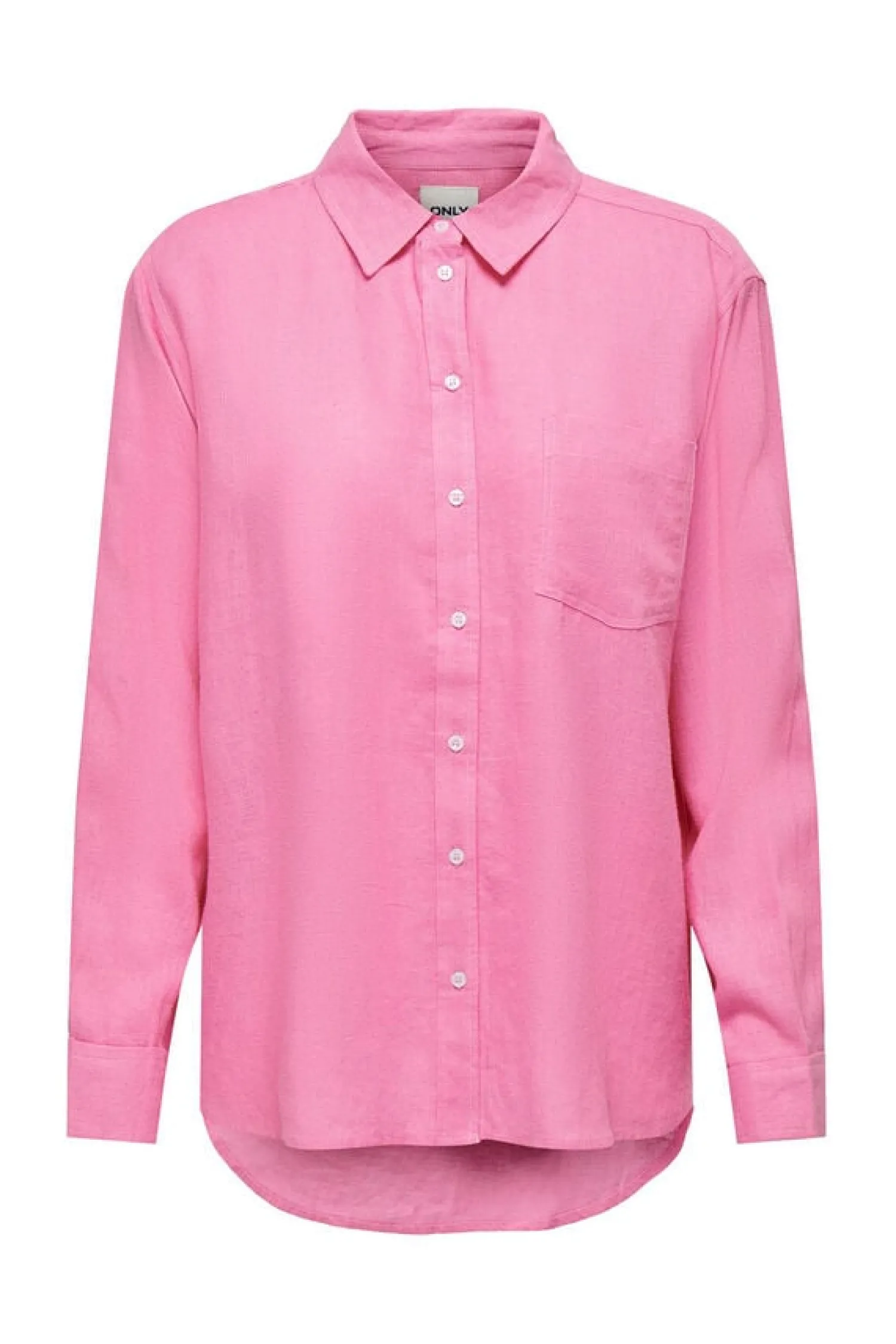 Only Camisas E Blusas-Camisa Popelina Com Linho