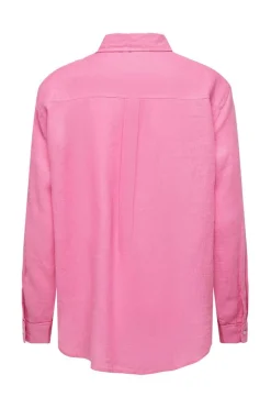 Only Camisas E Blusas-Camisa Popelina Com Linho