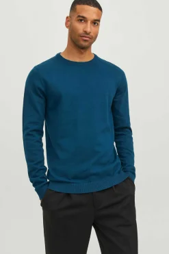 Jack & Jones Camisa Sarja Lisa Slim Fit Azulado