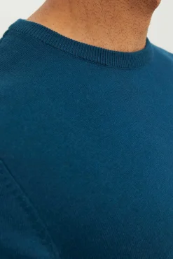 Jack & Jones Camisa Sarja Lisa Slim Fit Azulado