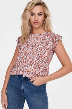 Only Camisas E Blusas-Camisa Sem Mangas Com Gola Redonda